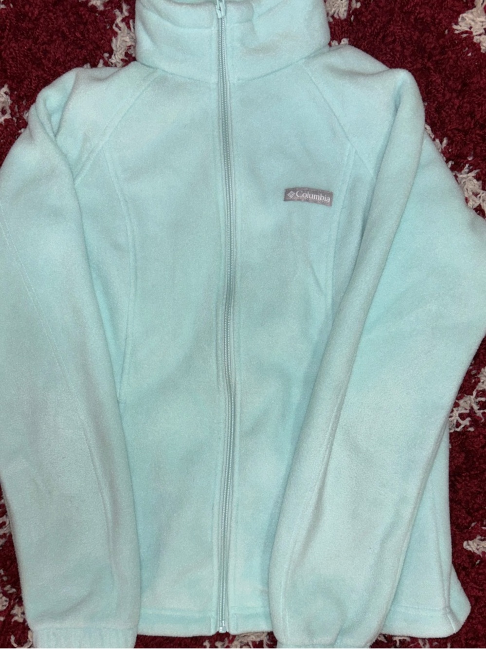 Columbia Benton Springs Women’s Full-Zip Fleece Jacket Ice Blue - Small